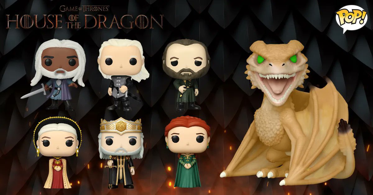 Now live ~ all the new House of Dragon Funko POPs! Are available at EE below ~ free ship $39+ now charge until ship ~
Linky ~