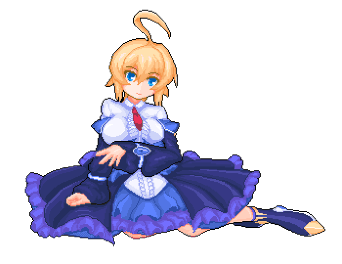 ブレイブルーのesちゃん#bbcf #ブレイブルー #pixelart #ドット絵 ブレイブルーのesちゃん#bbcf #ブレイブルー #pixelart #ドット絵