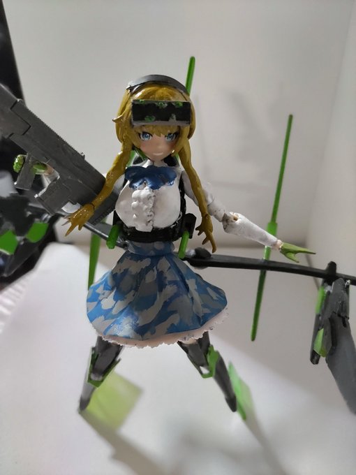 頭部ver.2になりました(作業報告)#創彩少女庭園#ガンスト 頭部ver.2になりました(作業報告)#創彩少女庭園#ガンスト