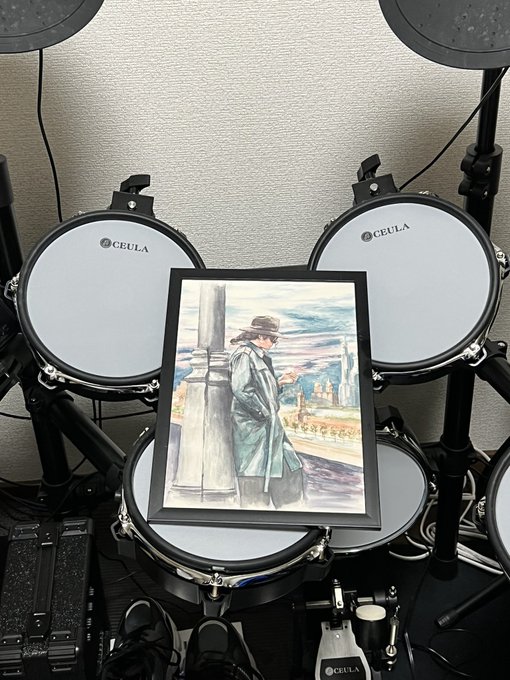 #MichaelJackson #ariaariaさんから頂いたDrumの上に佇むMichaelJacksonのイラスト #MichaelJackson #ariaariaさんから頂いたDrumの上に佇むMichaelJacksonのイラスト