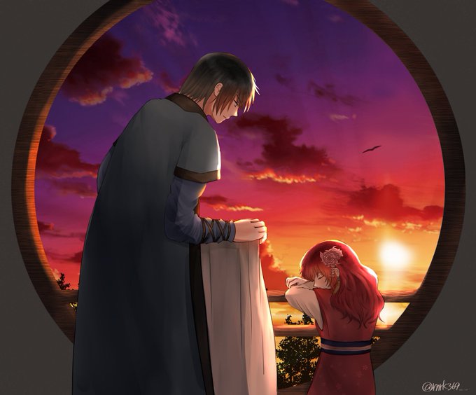 こんなところで寝てると風邪引きますよ#暁のヨナ こんなところで寝てると風邪引きますよ#暁のヨナ