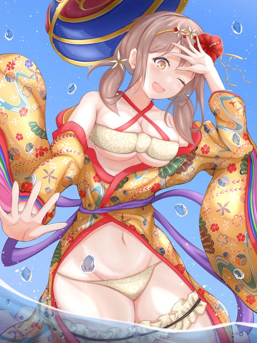 「沖縄伝統の柄で、いつの世も末永くって意味なんだって!」#はるかなレシーブ#大空遥#きららファンタジア 「沖縄伝統の柄で、いつの世も末永くって意味なんだって!」#はるかなレシーブ#大空遥#きららファンタジア