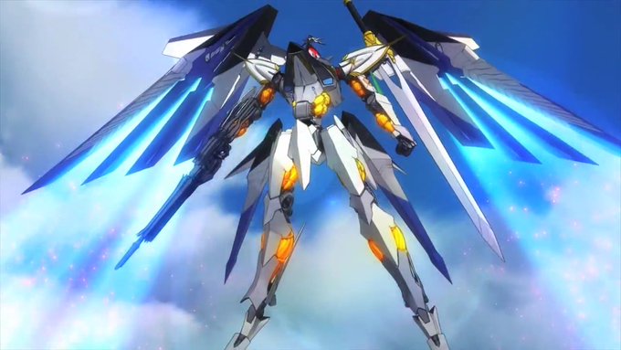 スパロボVではクロスアンジュに登場するアンジュのラグナメイル。ヴィルキスをベースに開発されたというクロスオーバーがあり スパロボVではクロスアンジュに登場するアンジュのラグナメイル。ヴィルキスをベースに開発されたというクロスオーバーがあり