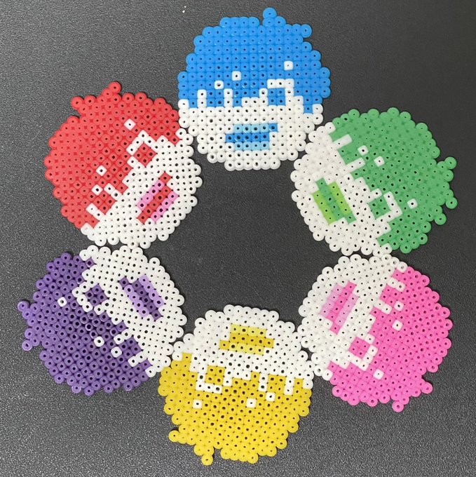 ピンクを追加して完全におそ松さんカラーになったよ。おそ松さんじゃないよ田中くん(モドキ)だよ。アイロンがけがうまくなりた ピンクを追加して完全におそ松さんカラーになったよ。おそ松さんじゃないよ田中くん(モドキ)だよ。アイロンがけがうまくなりた