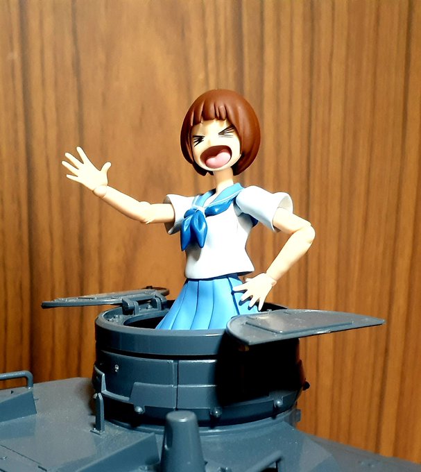 満艦飾マコ「この戦車はもうウチのや~!」 #ガルパン #キルラキル #満艦飾 満艦飾マコ「この戦車はもうウチのや~!」 #ガルパン #キルラキル #満艦飾