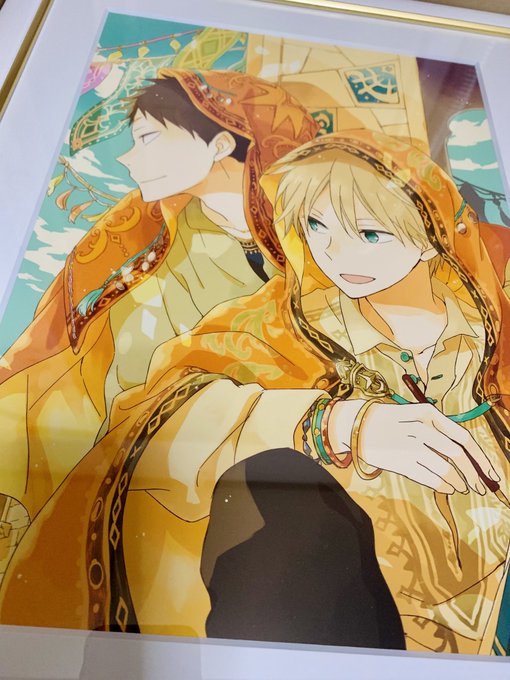 うちにも今日届きました✨🥰この2人の関係がとても好きで、この絵を選びました。早速飾りたいと思います#赤髪の白雪姫 うちにも今日届きました✨🥰この2人の関係がとても好きで、この絵を選びました。早速飾りたいと思います#赤髪の白雪姫