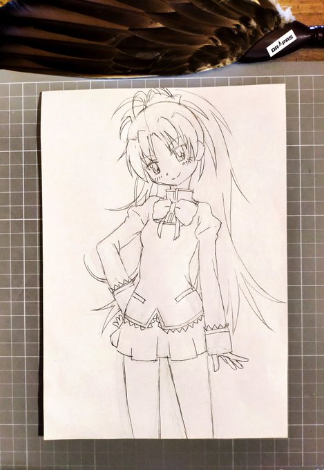 杏子ラフ絵です今回は 久しぶりの制服で 完成したらコミケに持って行きますよろしくで―す♥ 杏子ラフ絵です今回は 久しぶりの制服で 完成したらコミケに持って行きますよろしくで―す♥