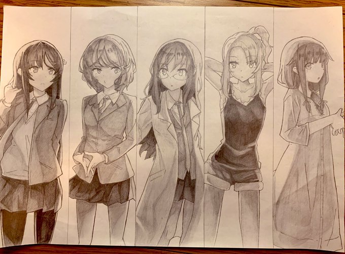 「青春ブタ野郎はバニーガール先輩の夢を見ない」#イラスト好きさんと繋がりたい #イラスト#青ブタ 「青春ブタ野郎はバニーガール先輩の夢を見ない」#イラスト好きさんと繋がりたい #イラスト#青ブタ