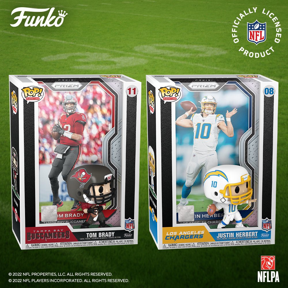 Now live ~ the new NFL trading card Funko POPs! There will also be Panini exclusive variants ~
Linky ~