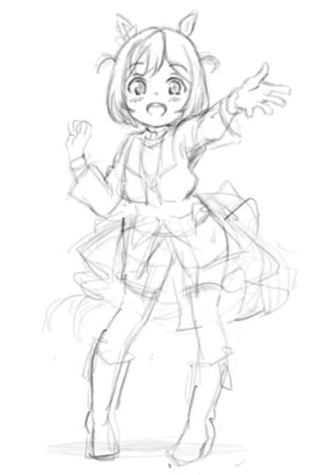 コミケ用のメインビジュアル的なものを描きはじめました。アクスタにもしたい。髪型は公式ロリスぺ‼️ コミケ用のメインビジュアル的なものを描きはじめました。アクスタにもしたい。髪型は公式ロリスぺ‼️