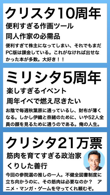 「お前の今の話題がわかんねぇよ!」と言われたので、語感が似ている3つの違いをまとめましたコミケ受かったし今イベントやって 「お前の今の話題がわかんねぇよ!」と言われたので、語感が似ている3つの違いをまとめましたコミケ受かったし今イベントやって