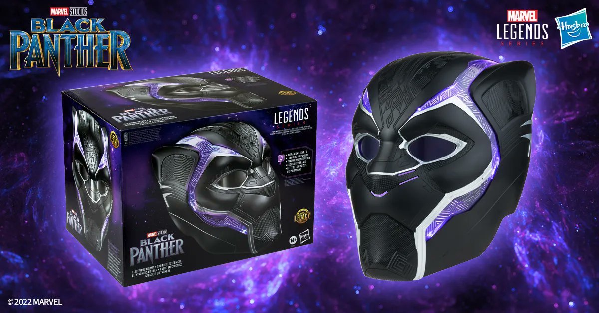 Wakanda Forever ~ now live, the Marvel Legends Black Panther helmet! Grab it at either Amazon or EE using the links below!
EE ~