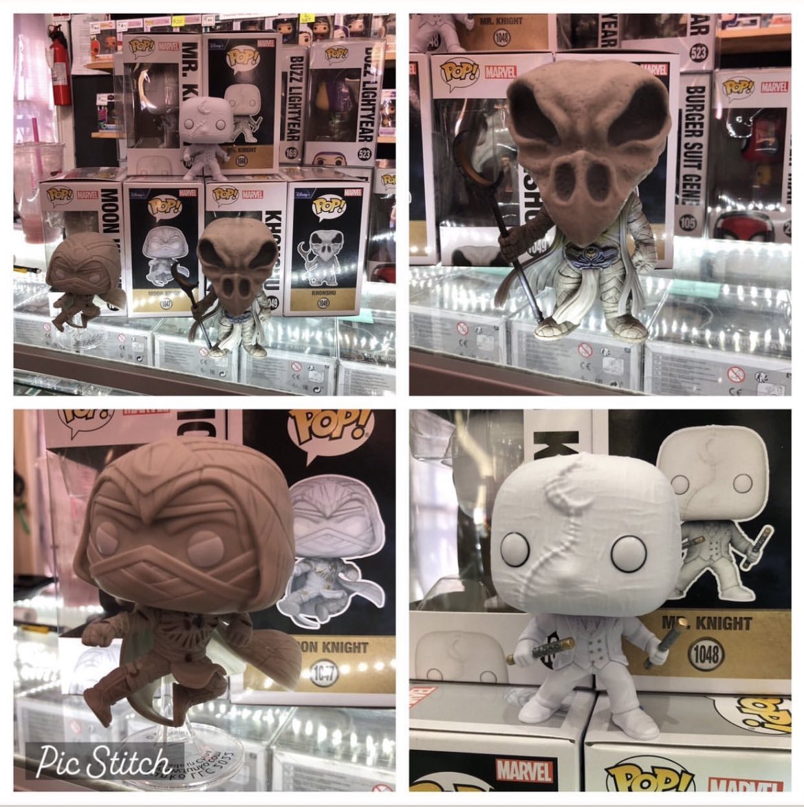 In person and OOB with the new Khonshu, Moonknight and Mr Knight Funko POPs! Should be landing July ~ thanks pop_and_pops ~
Linky ~