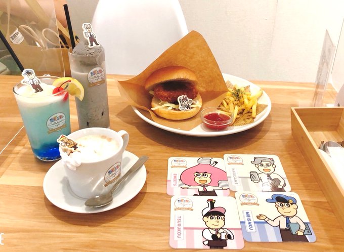 名作くんカフェ行ってきましたー!!!めちゃ楽しかったしはるちえのジュースだいぶ美味しかった😋#名作くんコラボカフェ#名作 名作くんカフェ行ってきましたー!!!めちゃ楽しかったしはるちえのジュースだいぶ美味しかった😋#名作くんコラボカフェ#名作
