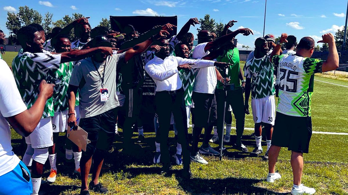 test Twitter Media - A beautiful Sunday afternoon at the Manitoba African Cup Of Nations to watch Nigeria 🇳🇬 vs. Zambia 🇿🇲. A great turnout of fans including MLA @obbykhan60, Nigerian Assoc. of Manitoba Inc. President AdeoluWilson Akinwale & @ValourFootball player @raphael_ohin. ⚽️ https://t.co/liTOrbAIc0