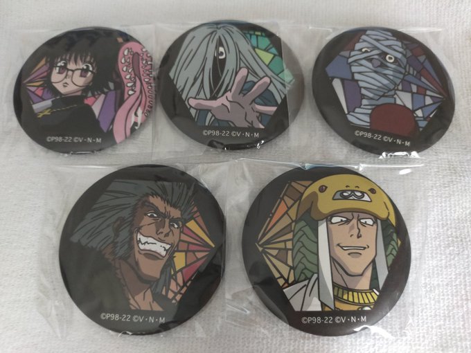 HUNTER × HUNTER 和紙缶バッジ 交換 譲☆ウヴォーギン シズク フィンクス コルトピ ボノレノフ求☆クロ HUNTER × HUNTER 和紙缶バッジ 交換 譲☆ウヴォーギン シズク フィンクス コルトピ ボノレノフ求☆クロ