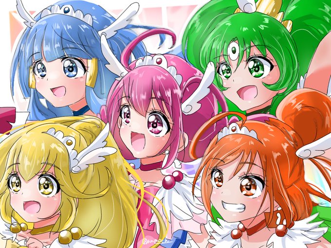 5つの光が導く未来! #precure #スマプリ10周年 5つの光が導く未来! #precure #スマプリ10周年