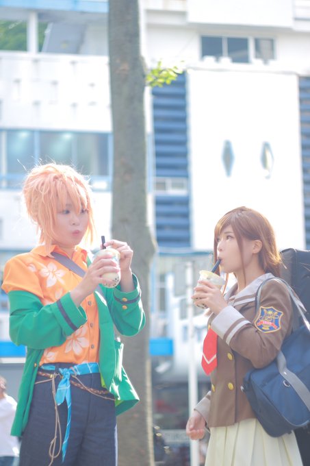 Cosplay⚠️ #cos_stok 不思議な飲み物さね〜🧋✨金色のコルダstok朝日奈唯:芽海さん南乙音:なんぐ Cosplay⚠️ #cos_stok 不思議な飲み物さね〜🧋✨金色のコルダstok朝日奈唯:芽海さん南乙音:なんぐ