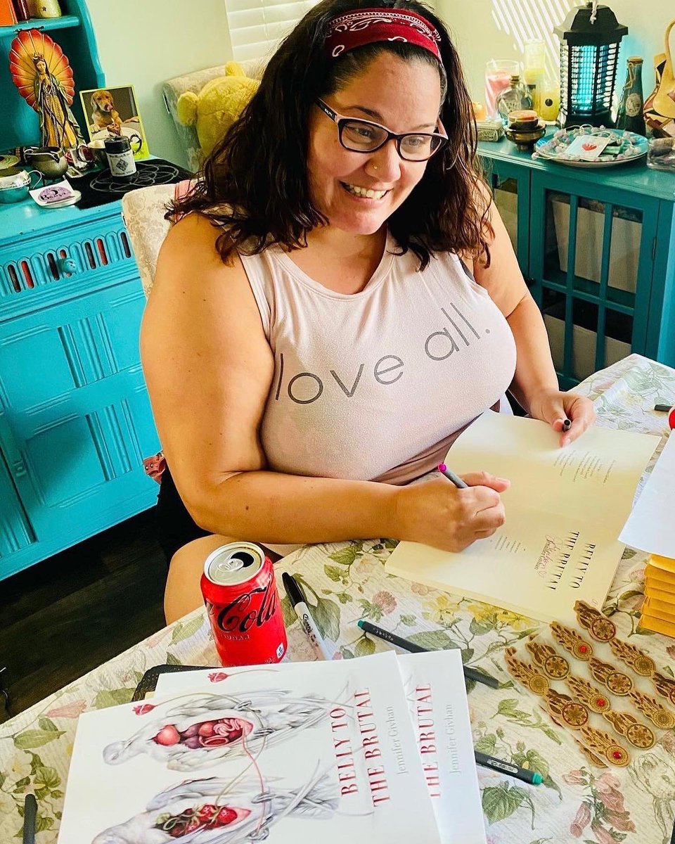 test Twitter Media - RT @GivhanJenn: Signing books to send out to y’all with love! ♥️♥️♥️

#thebrujapoeta #bellytothebrutal @weslpress https://t.co/ACmyN1AhPl