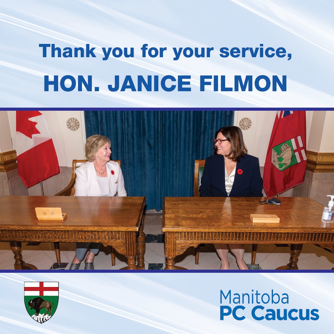 test Twitter Media - "I want to offer my heartfelt gratitude to Her Honour, the Honourable Janice Filmon and her husband, former premier His Honour Gary Filmon, for their years of dedication and exemplary service to the people of Manitoba." - Premier @HStefansonMB https://t.co/amsieciSnw