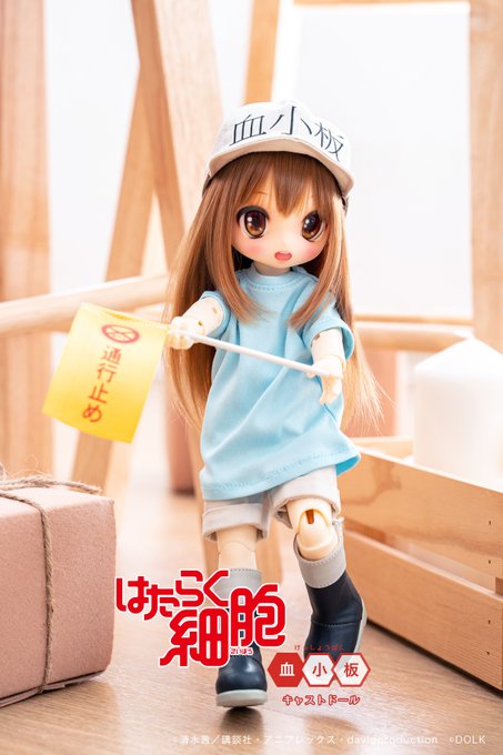 【明日終了】「あのね!あのね!」「はたらく細胞」血小板キャストドールはご覧になられましたか?ヘッド原型をアニメティックド 【明日終了】「あのね!あのね!」「はたらく細胞」血小板キャストドールはご覧になられましたか?ヘッド原型をアニメティックド