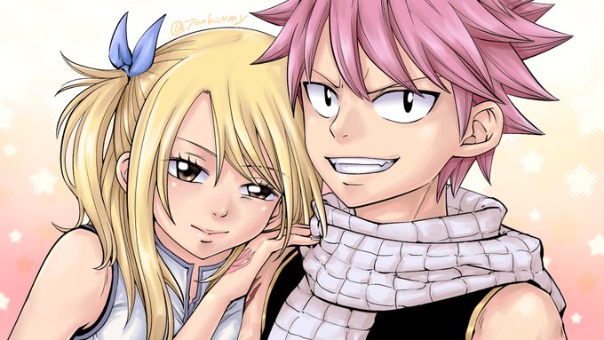 嗷呜~今天是夏露~#NatsuAndLucy #NaLu #NatsuDragneel #LucyHeartfilia 