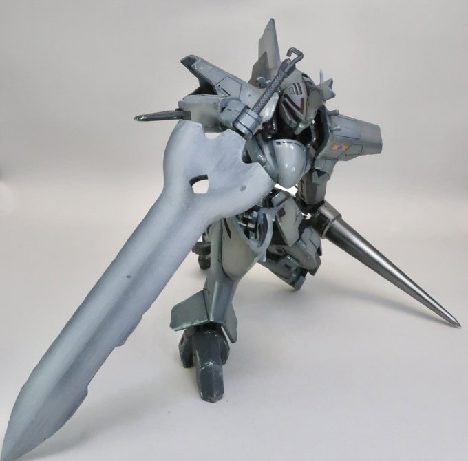 ブレイクブレイドそろそろ完結記念、デルフィングが完成しました!劇中に近づけるためプロポーション変更し、パーツの組み換えに ブレイクブレイドそろそろ完結記念、デルフィングが完成しました!劇中に近づけるためプロポーション変更し、パーツの組み換えに