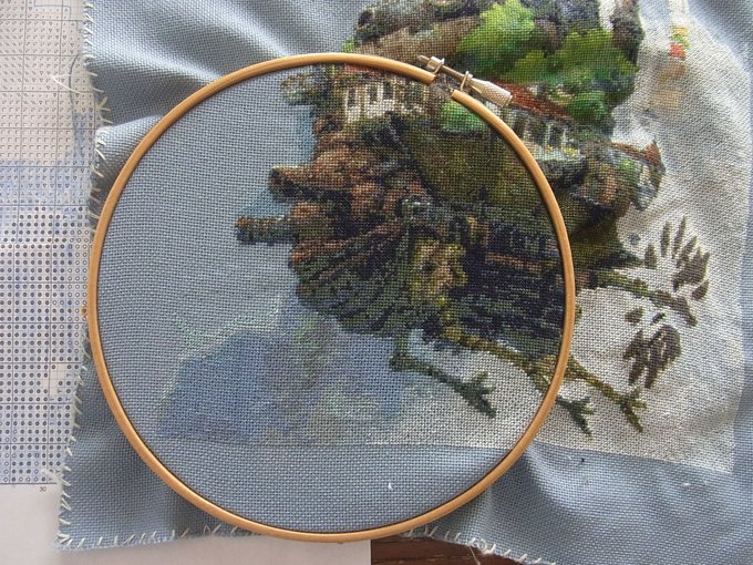 #クロスステッチ #crossstitch #スタジオジブリ #ハウルの動く城図案:スタジオジブリHPより KG-Cha #クロスステッチ #crossstitch #スタジオジブリ #ハウルの動く城図案:スタジオジブリHPより KG-Cha
