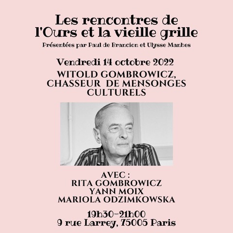 RT @W_Gombrowicz: #Gombrowicz #P