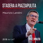 RT @PiazzapulitaLA7: Tra gli ospiti di #Piazzapulita stasera: @mauriziolandini.

21.15, La7 https://t.co/wsuD3yN8yP