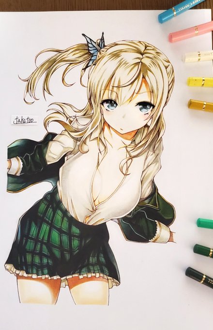 色鉛筆で星奈描いた!#模写 #はがない 色鉛筆で星奈描いた!#模写 #はがない