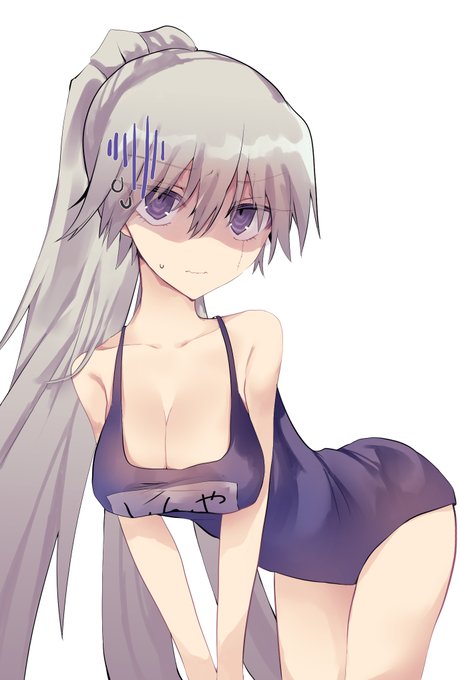 スク水真夜描いたことないことに気付いたので線画練習がてららくがき #悪魔のリドル スク水真夜描いたことないことに気付いたので線画練習がてららくがき #悪魔のリドル