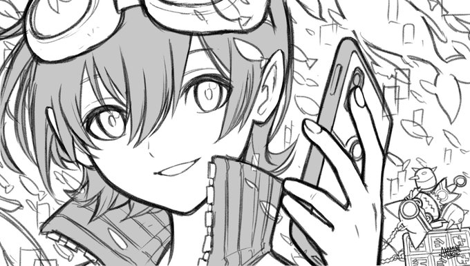 主人公起動 イラストメイキングLaunch the hero illustration making#アプモン #a 主人公起動 イラストメイキングLaunch the hero illustration making#アプモン #a