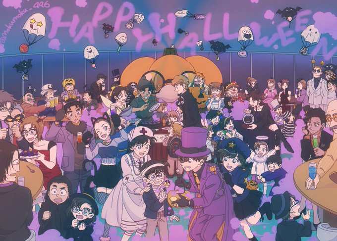 #ファンアート 名探偵コナン まじっく快斗いや〜なんやかんやしてたら三日も過ぎてたハロウィ〜ン🎃笑笑子供の頃のハロウィン #ファンアート 名探偵コナン まじっく快斗いや〜なんやかんやしてたら三日も過ぎてたハロウィ〜ン🎃笑笑子供の頃のハロウィン