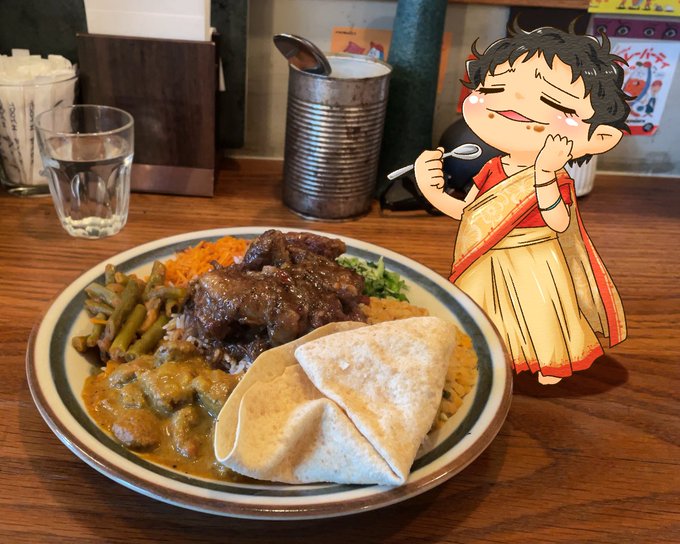 博多で食べた本格的なスリランカカレー🍛#ハクメイとミコチ 博多で食べた本格的なスリランカカレー🍛#ハクメイとミコチ