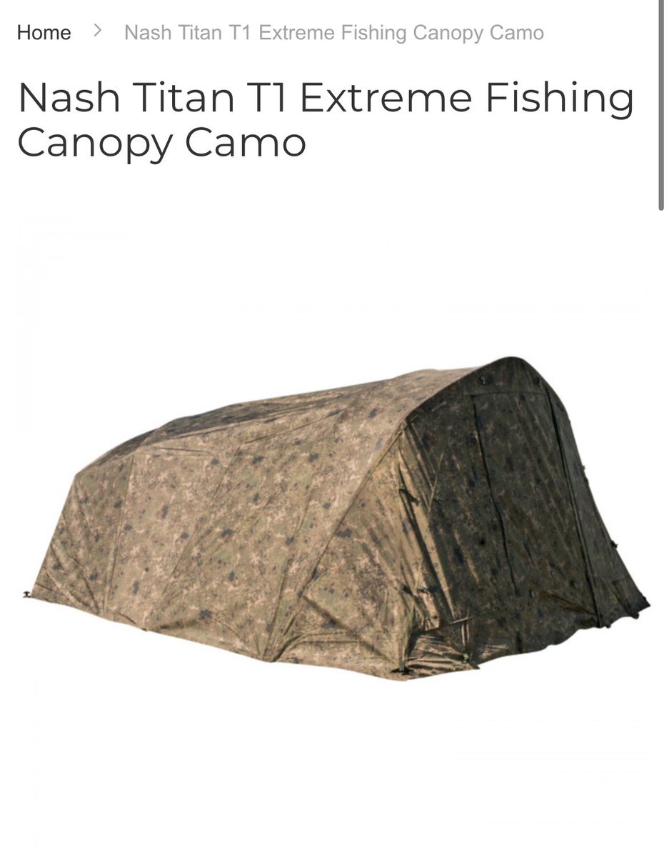 Thinking of getting the nash t1 extreme canopy anybody have any feedback about them #carpfishing htt