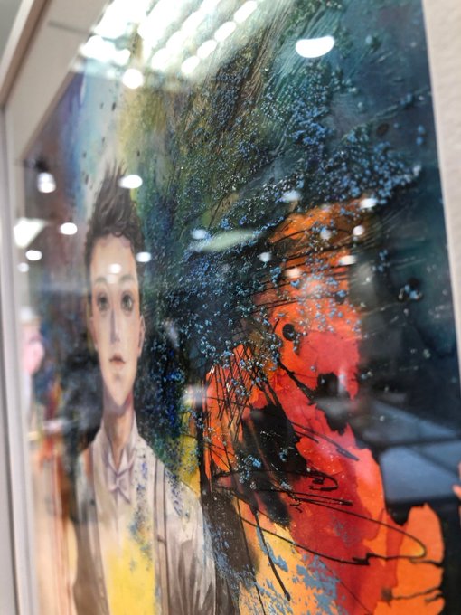 「ボールルームへようこそ原画展」🕺🏻💫息をのんで魅入ってしまうカラー原画がずらり…!👀こちらのエリアでは、全イラストに竹 「ボールルームへようこそ原画展」🕺🏻💫息をのんで魅入ってしまうカラー原画がずらり…!👀こちらのエリアでは、全イラストに竹