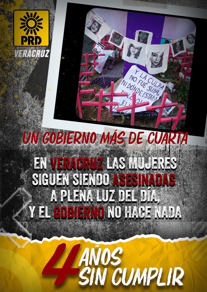 test Twitter Media - En cuatro años, el gobierno de Cuitláhuac García en Veracruz, ha sido incapaz de garantizar la vida y seguridad de las mujeres. https://t.co/yW1EHH9bGM