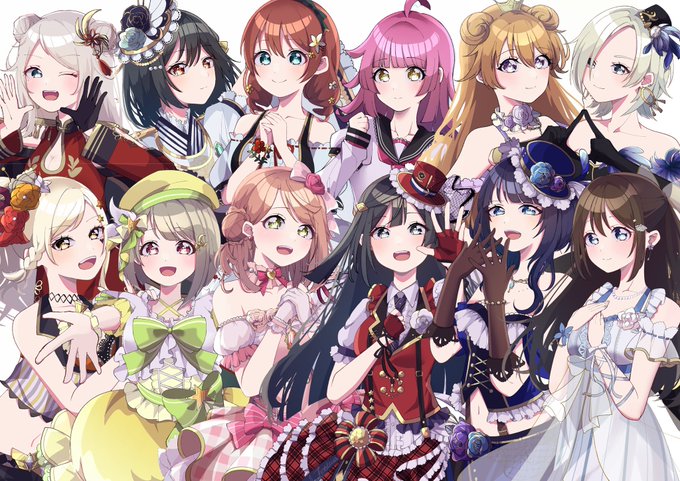 前に描いた虹ヶ咲まとめ:全部トキランからポーズ選んで描きました! 前に描いた虹ヶ咲まとめ:全部トキランからポーズ選んで描きました!