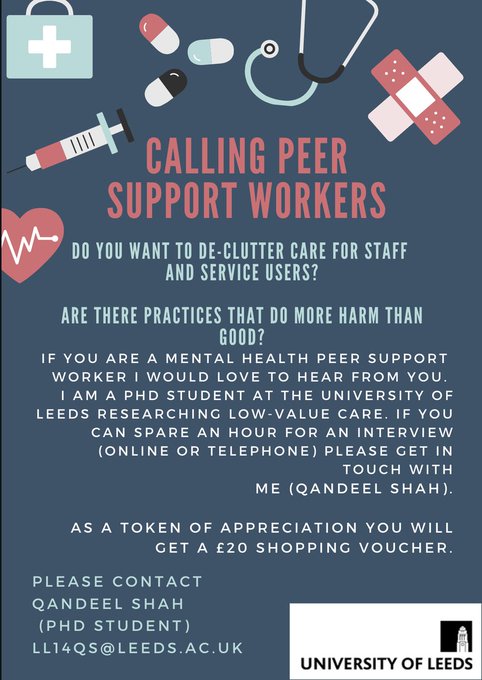 Are you a mental health peer support worker? Do you want to stop practices that are unnecessary ....
