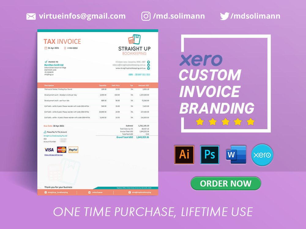 test Twitter Media - Xero custom invoice template branding

►VISIT NOW
https://t.co/CvBc24dmlX

#Xero #Xeroinvoice #Xeroadvisor #XeroAustralia #XeroCustomInvoice #Xerocon #XeroExpert #XeroAccounting #XeroMigration #XeroBookkeeper #Bookkeeper #XeroSoftware #XeroAwards #XeroRoadshow #BusinessSolution https://t.co/giehWdeBT3