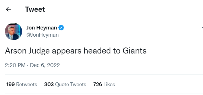 aaron judge giants twitter