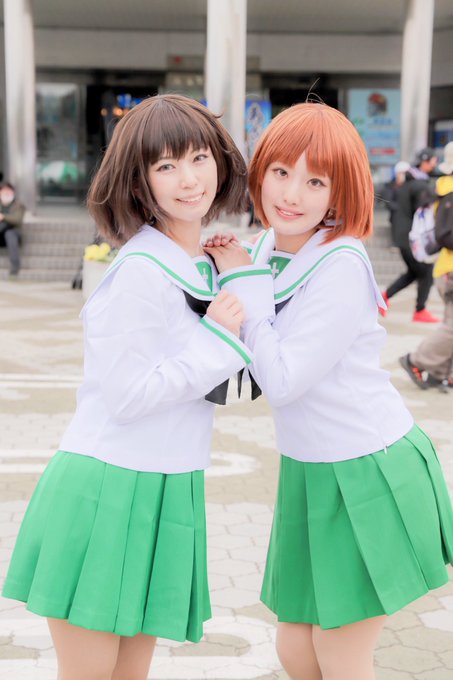 コス写ガールズ&パンツァー秋山優花里 🐙()西住みほ 💖にゃんち()撮影📷✨ oikawa(@01ch_sato コス写ガールズ&パンツァー秋山優花里 🐙()西住みほ 💖にゃんち()撮影📷✨ oikawa(@01ch_sato