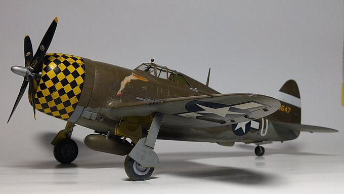 改めまして、オオタキ48 P-47Dサンダーボルト、完成しましたので、HPにギャラリーをUPしました。'76年秋発売のベ 改めまして、オオタキ48 P-47Dサンダーボルト、完成しましたので、HPにギャラリーをUPしました。'76年秋発売のベ