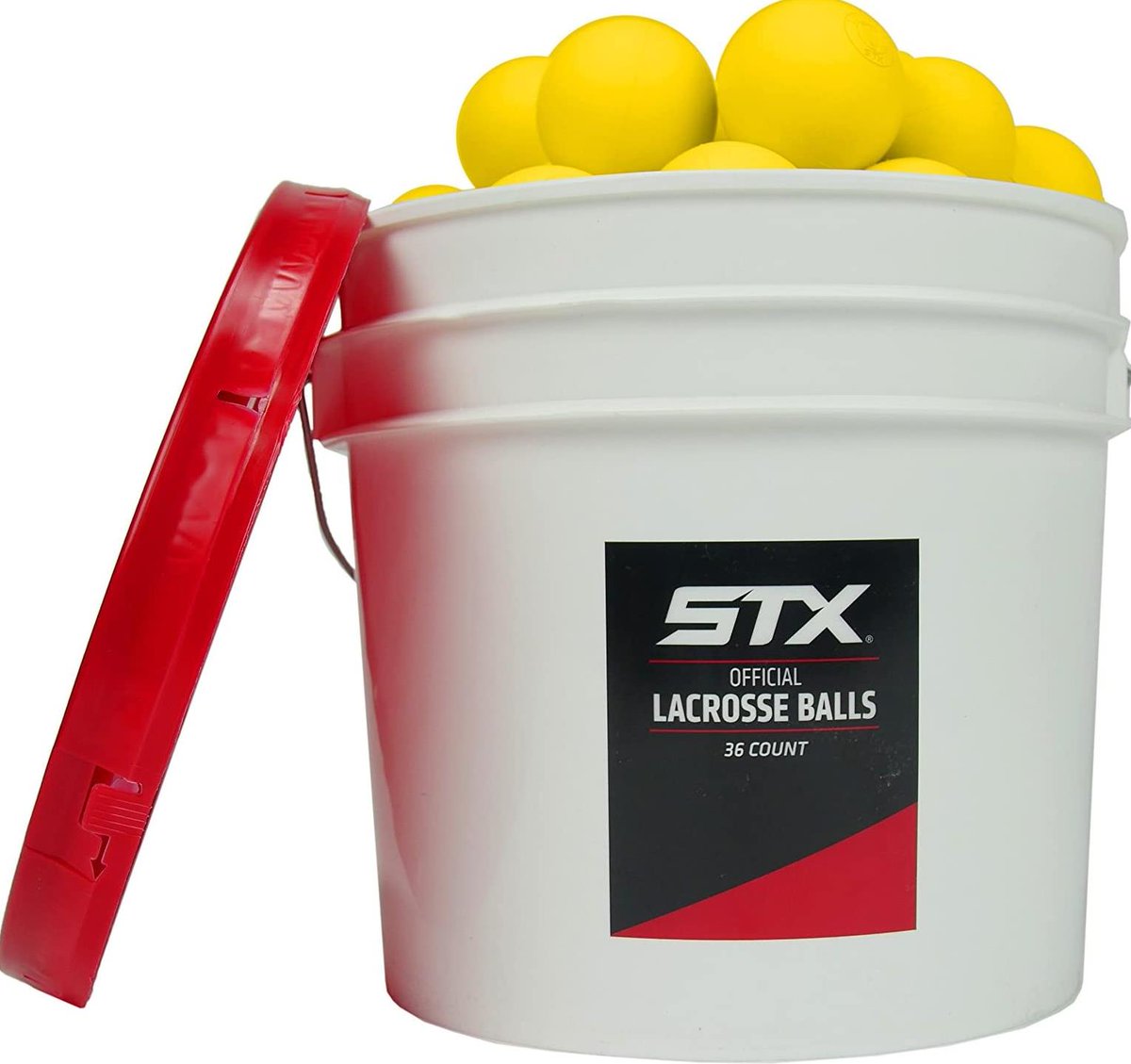 Lacrosse Ball Bucket 37 STX Lacrosse Ball Bucket 36 Official Lacrosse Balls MPS1KX4...
