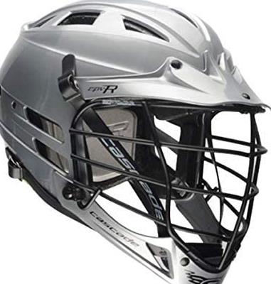 Lacrosse Helmet 36 Cascade Silver CPV-R Lacrosse Helmet Black Mask-SM/MED YO1GGRA...