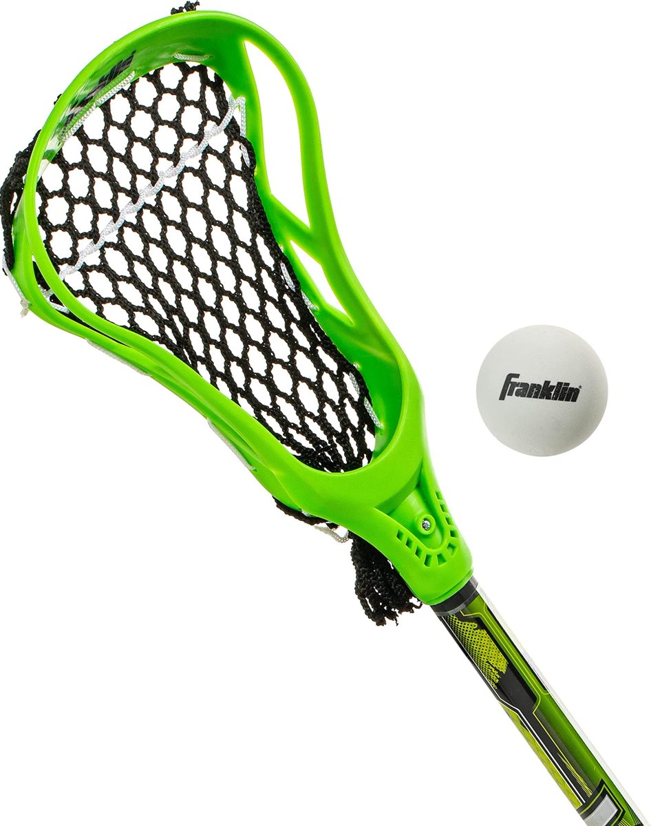 Lacrosse Ball 36 Franklin Sports 32" Youth Mini Lacrosse Stick & Ball Set G9VRSZM...