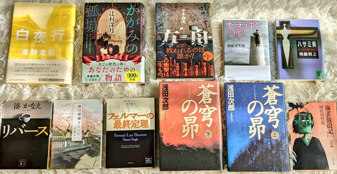#名刺代わりの小説10選白夜行/東野圭吾かがみの孤城/辻村深月方舟/夕木春央オーデュボンの祈り/伊坂幸太郎ハサミ男/殊能 #名刺代わりの小説10選白夜行/東野圭吾かがみの孤城/辻村深月方舟/夕木春央オーデュボンの祈り/伊坂幸太郎ハサミ男/殊能