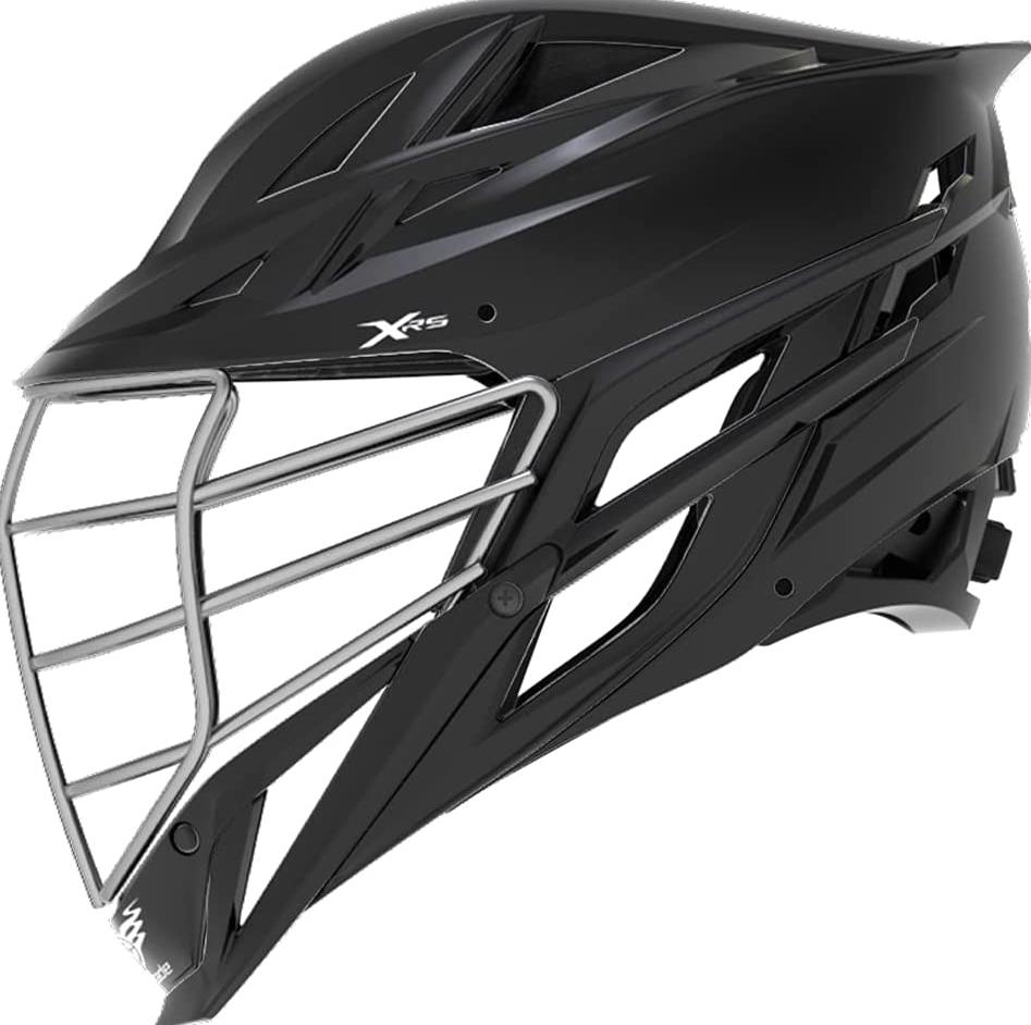 Xrs Lacrosse Helmet 34 Cascade XRS (Matte Black Shell/Silver Mask) Lacrosse Helmet S4YZX3L...