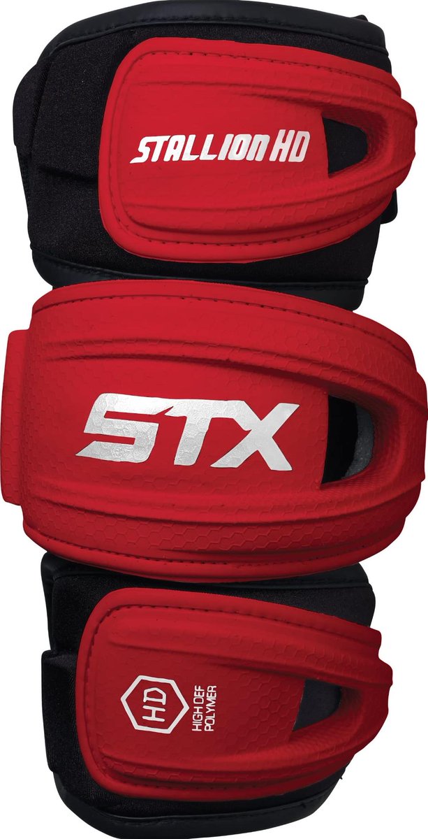 Lacrosse Pads 36 STX Lacrosse Stallion HD Arm Pads, Red, Medium CZBVWUA...